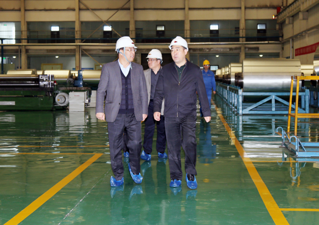 河南省工信廳副廳長(zhǎng)郝敬紅到萬基控股集團(tuán)調(diào)研